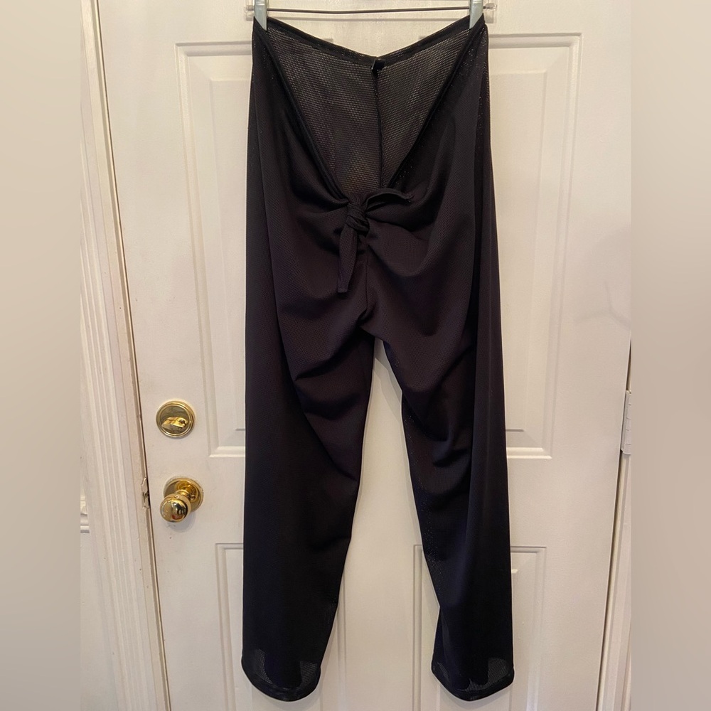 Black MeshPants- bathing suit coverup